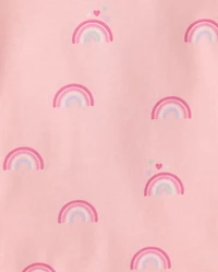 Toddler Girls Rainbow Top 4-Pack