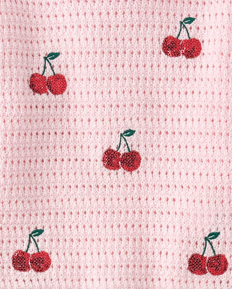 Toddler Girls Embellished Sweater