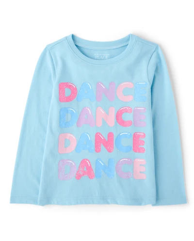 Baby And Toddler Girls Dance Graphic Tee