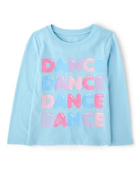 Baby And Toddler Girls Dance Graphic Tee