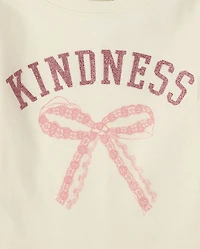 Baby And Toddler Girls Kindness Graphic Tee