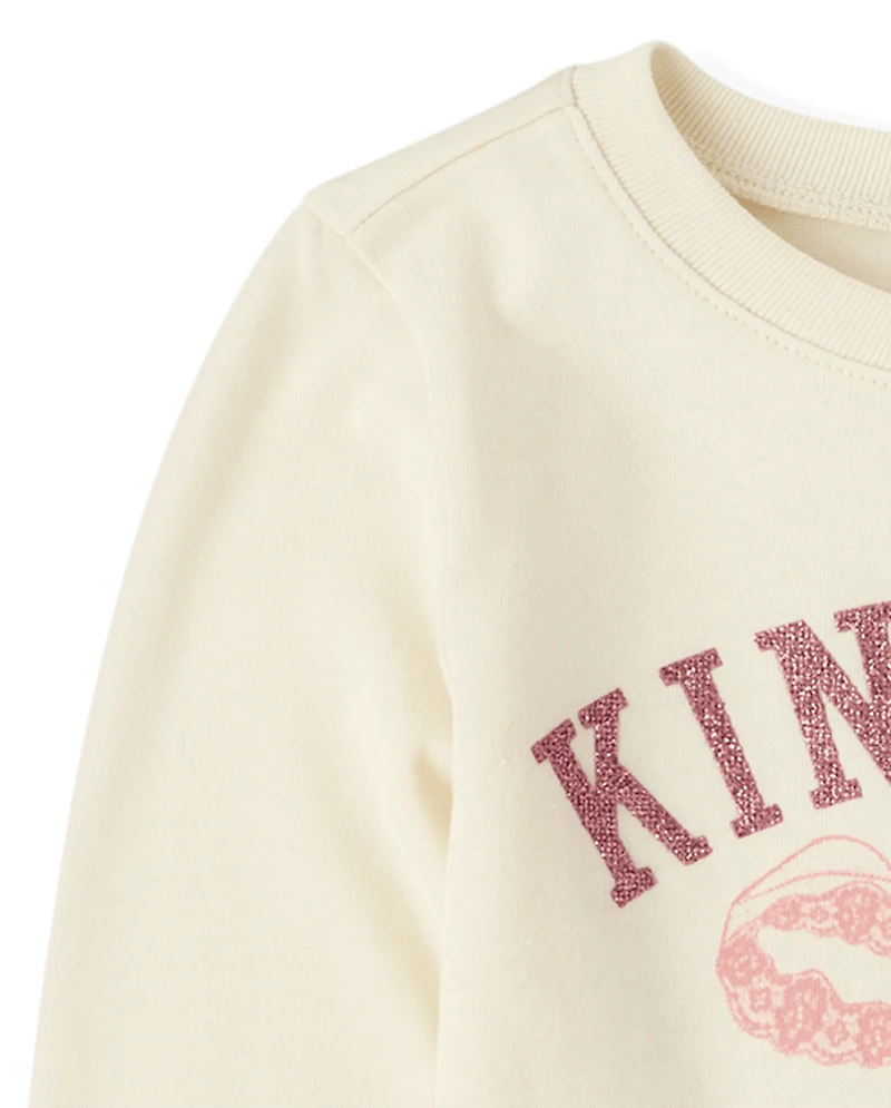 Baby And Toddler Girls Kindness Graphic Tee