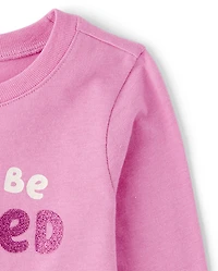 Baby And Toddler Girls Spoiled Graphic Tee