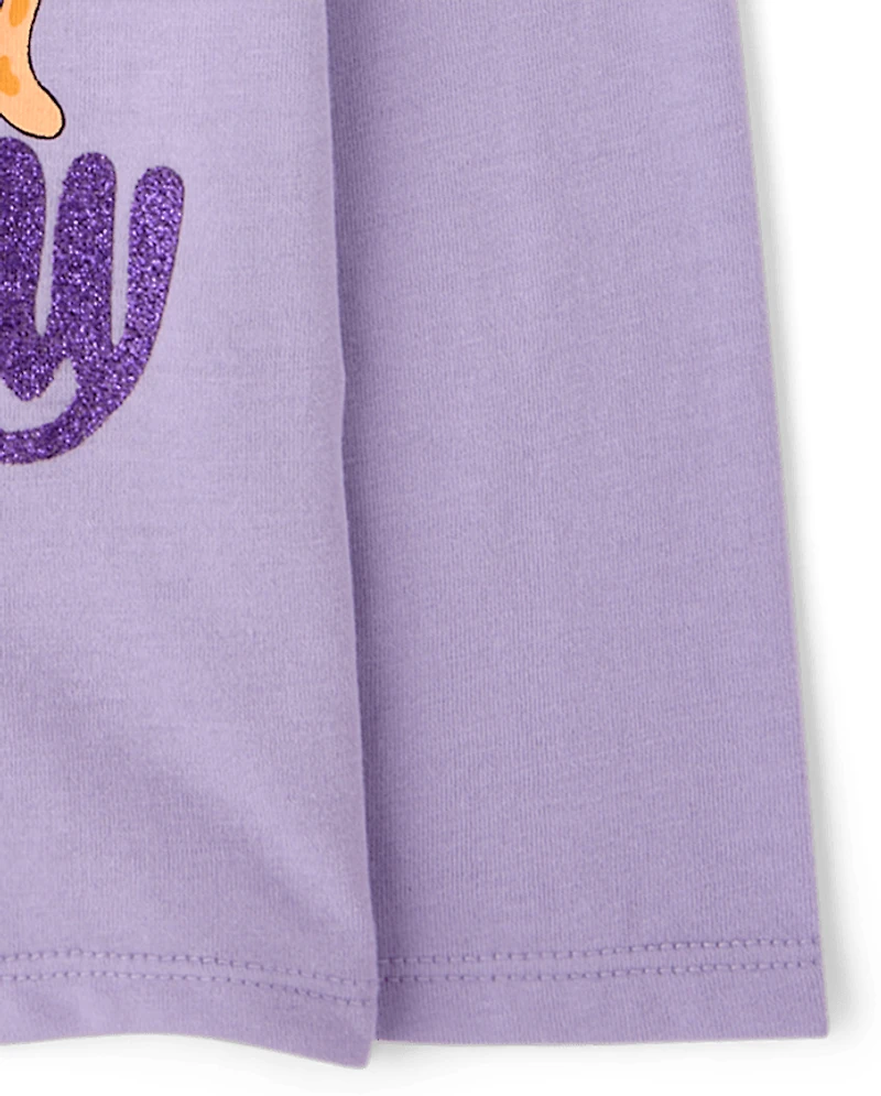 Baby And Toddler Girls Halloween Boo Crew Graphic Tee