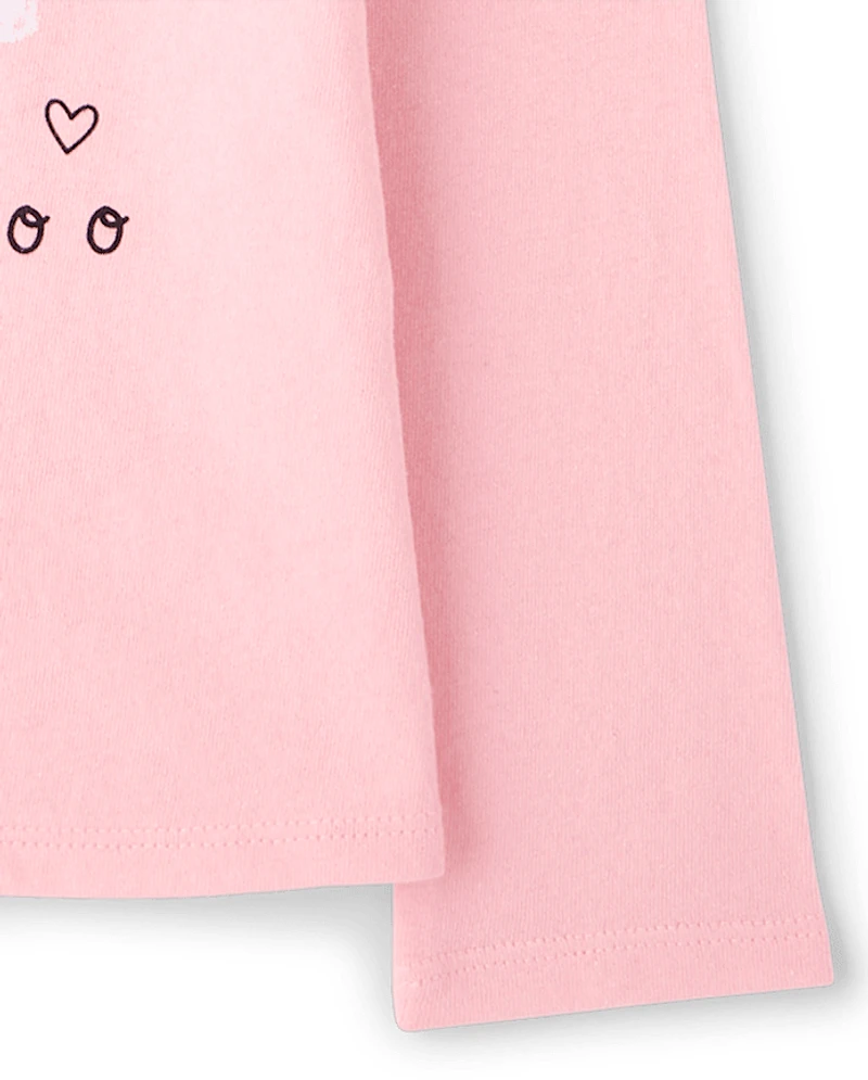 Baby And Toddler Girls Halloween Mommy's Boo Graphic Tee