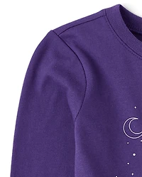 Baby And Toddler Girls Halloween Ghost Graphic Tee
