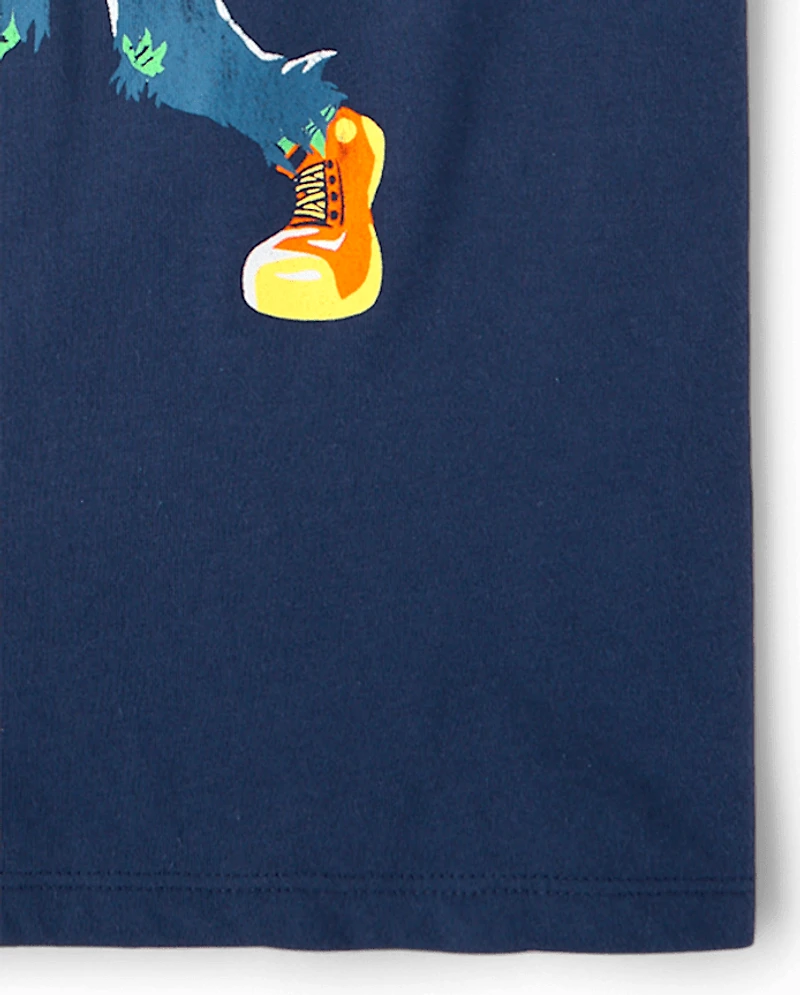 Boys Halloween Zombie Graphic Tee