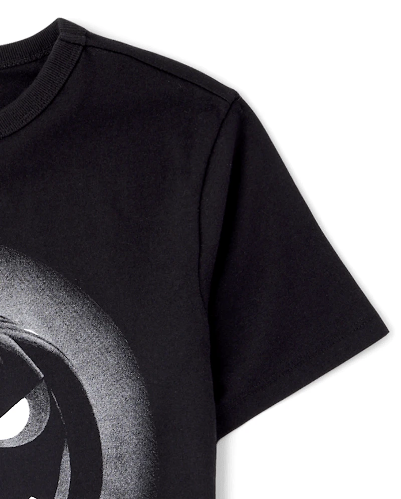 Boys Glow Halloween Pumpkin Graphic Tee