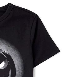 Boys Glow Halloween Pumpkin Graphic Tee