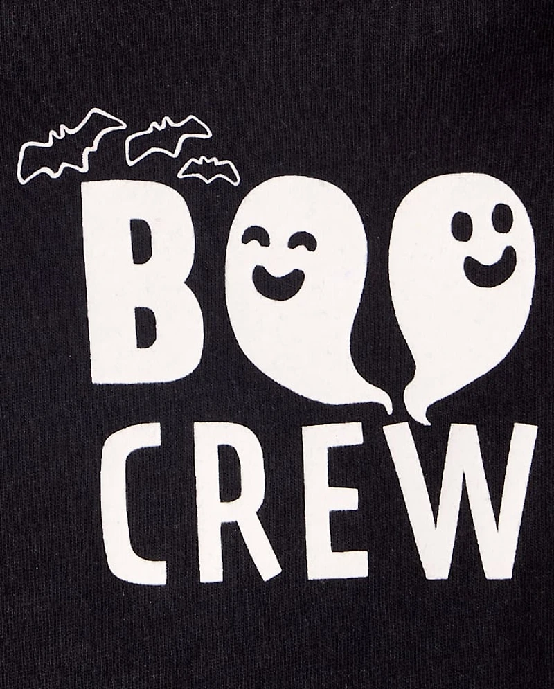Baby Matching Family Glow Halloween Boo Crew Graphic Bodysuit
