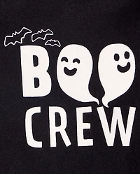 Baby Matching Family Glow Halloween Boo Crew Graphic Bodysuit