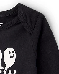 Baby Matching Family Glow Halloween Boo Crew Graphic Bodysuit