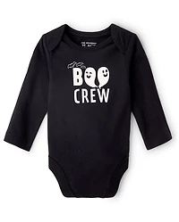 Baby Matching Family Glow Halloween Boo Crew Graphic Bodysuit
