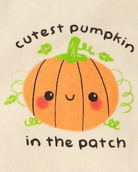 Baby Cutest Pumpkin Graphic Bodysuit
