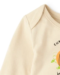 Baby Cutest Pumpkin Graphic Bodysuit