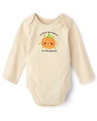 Baby Cutest Pumpkin Graphic Bodysuit