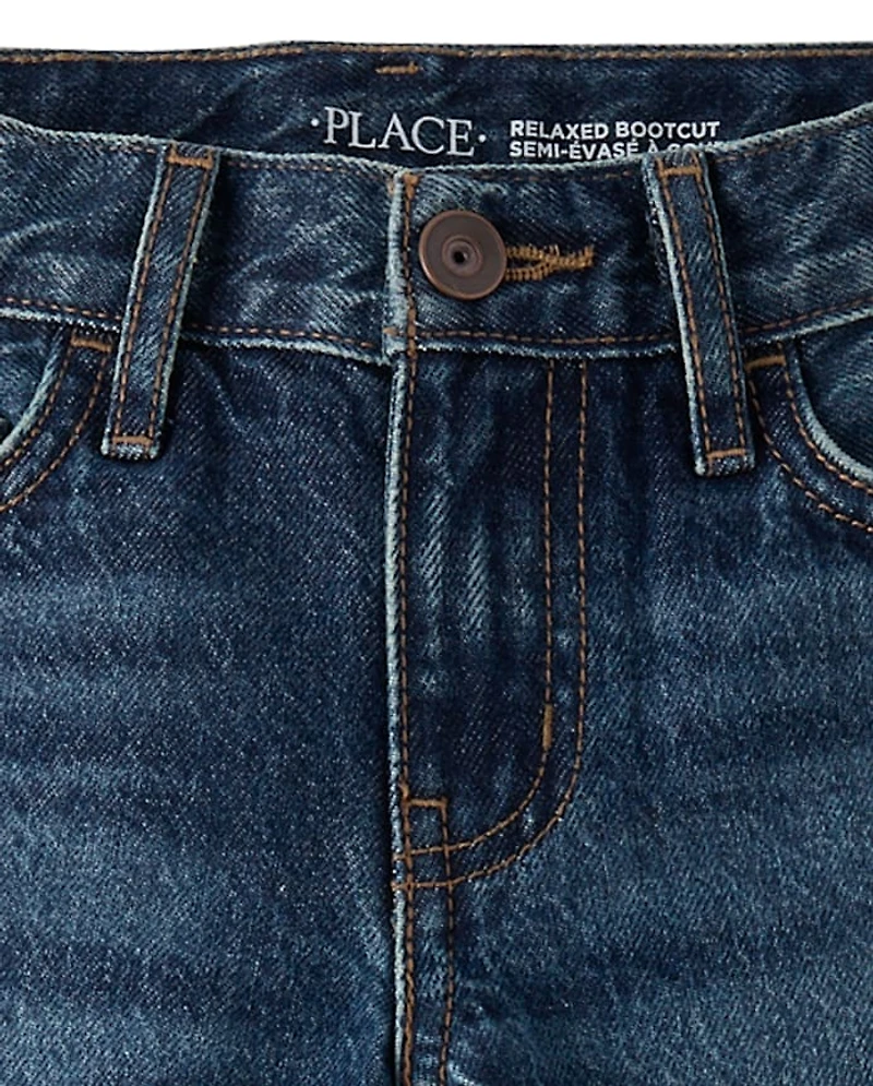 Boys Relaxed Bootcut Jeans