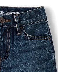 Boys Relaxed Bootcut Jeans