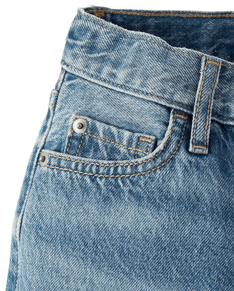 Boys Relaxed Bootcut Jeans