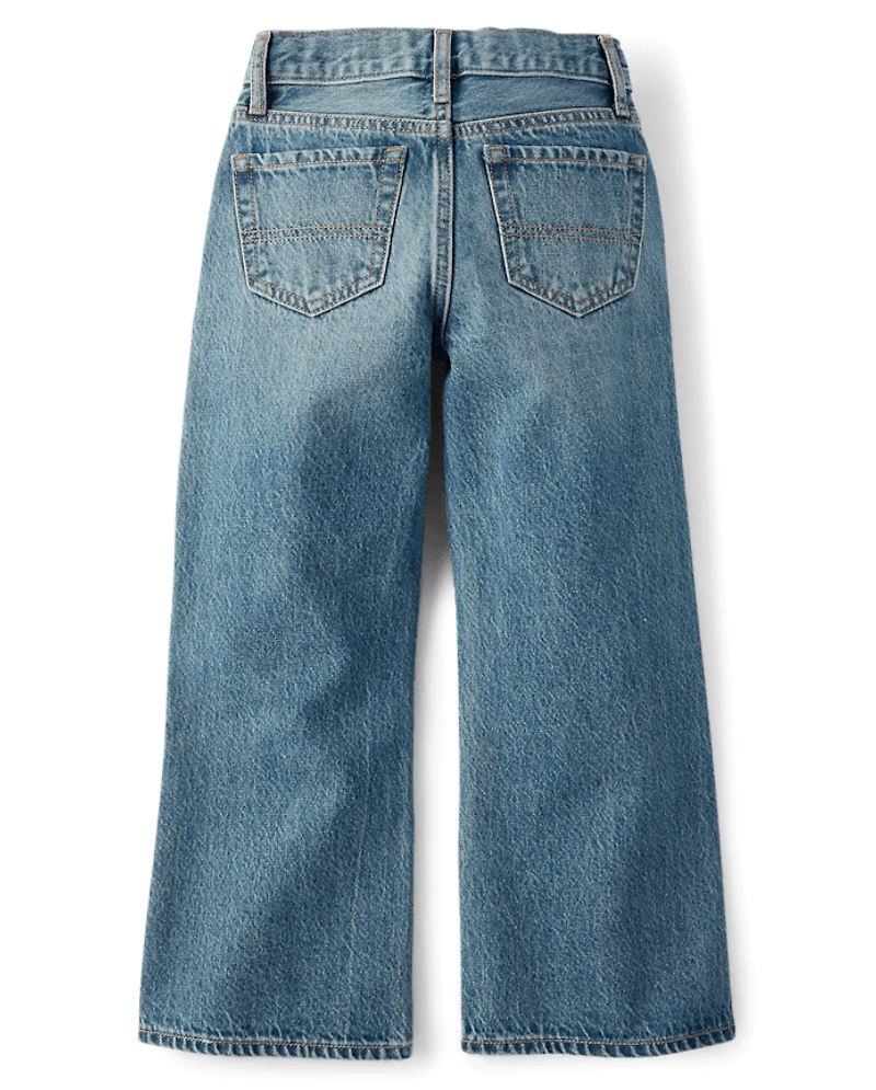 Boys Relaxed Bootcut Jeans