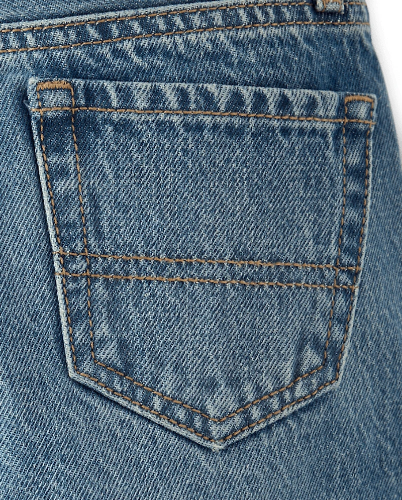 Boys Relaxed Bootcut Jeans
