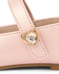 Toddler Girls Charm Ballet Flats