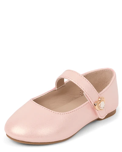 Toddler Girls Charm Ballet Flats