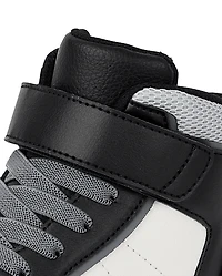 Boys Colorblock Mid Top Sneakers