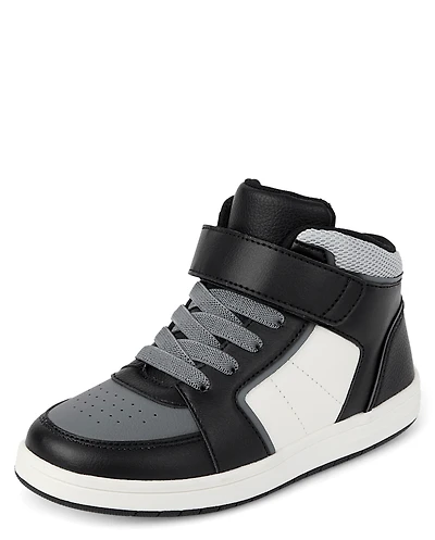 Boys Colorblock Mid Top Sneakers