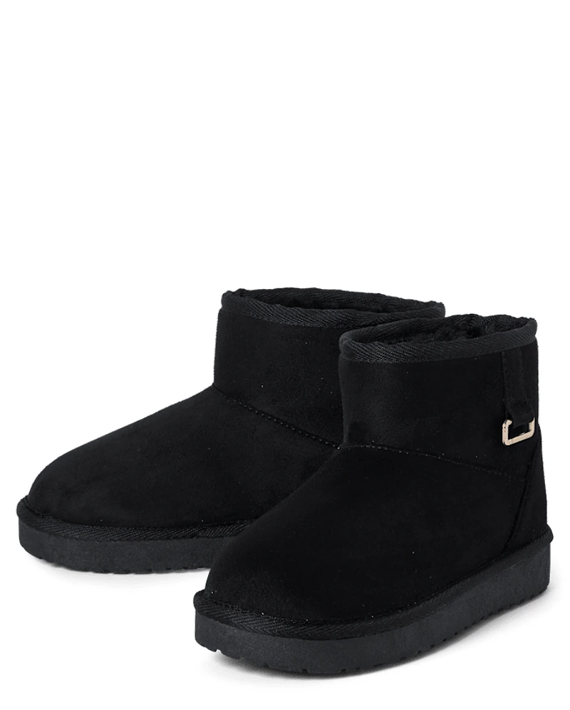 Girls Teddy Boots