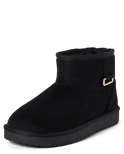 Girls Teddy Boots
