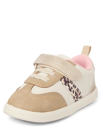 Baby Girls First Steps Colorblock Low Top Sneakers