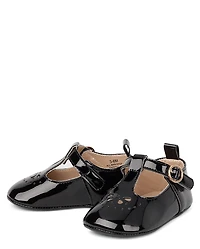Baby Girls Perforated T-Strap Mary Jane Shoes