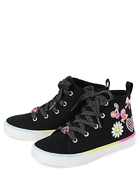 Girls Icon High Top Sneakers