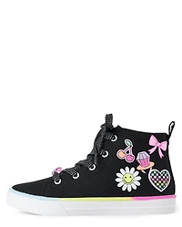 Girls Icon High Top Sneakers