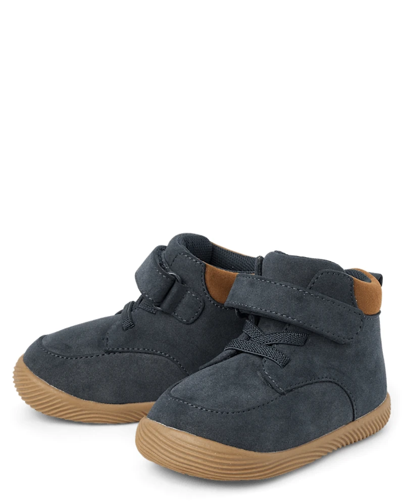 Baby Boys First Steps High Top Boots