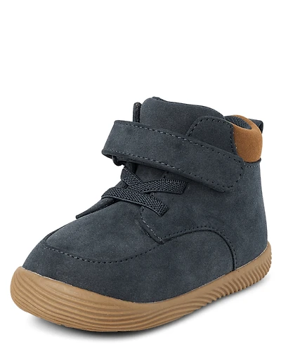 Baby Boys First Steps High Top Boots