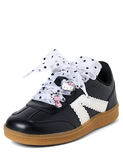 Girls Hello Kitty® Scalloped Low Top Sneakers