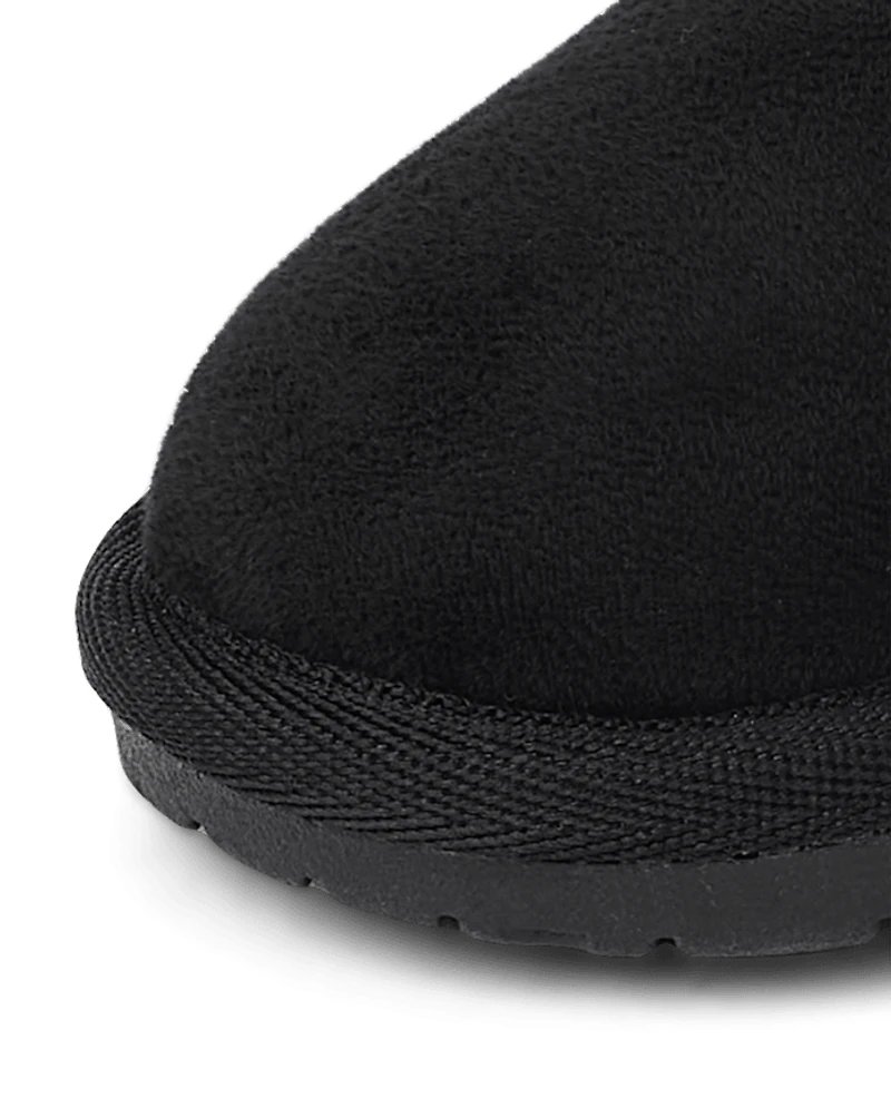 Toddler Boys Teddy Slip Ons