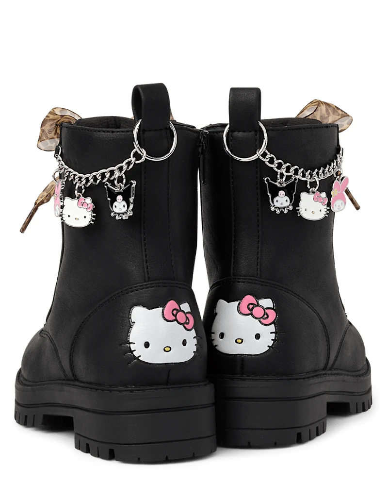 Girls Hello Kitty® And Friends Combat Boots