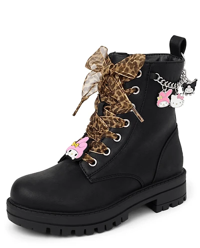 Girls Hello Kitty® And Friends Combat Boots