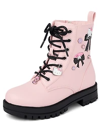 Bottes de combat cloutées Hello Kitty® et ses amis pour filles