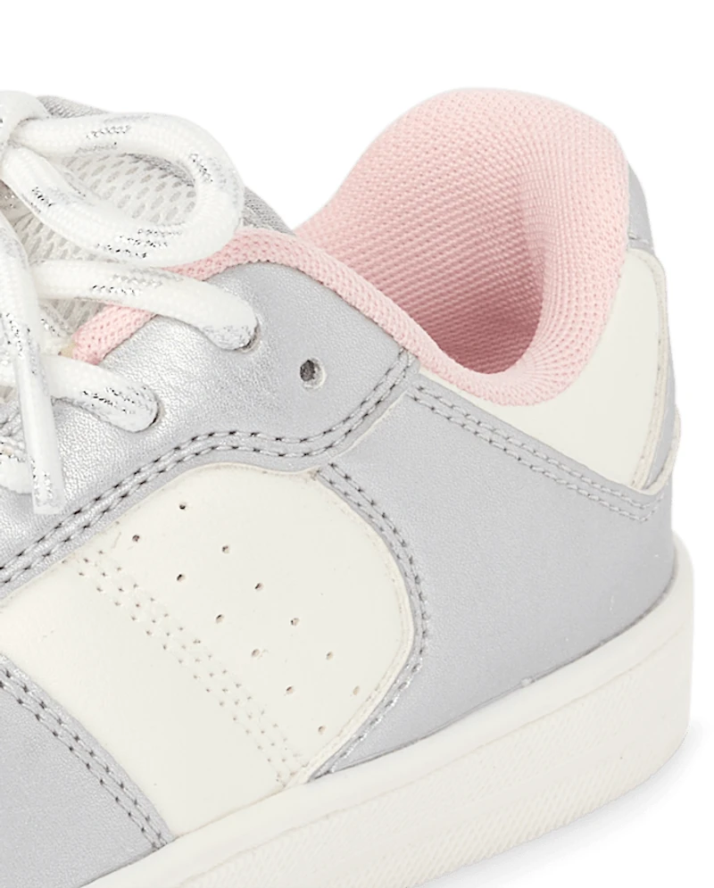 Girls Colorblock Low Top Sneakers