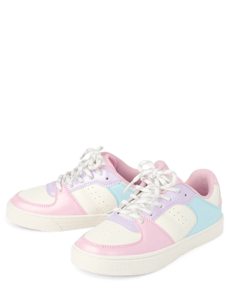 Girls Colorblock Low Top Sneakers