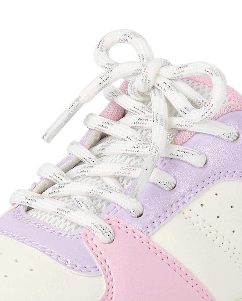 Girls Colorblock Low Top Sneakers
