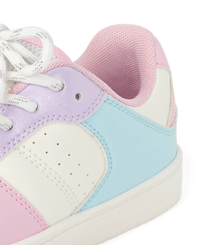 Girls Colorblock Low Top Sneakers