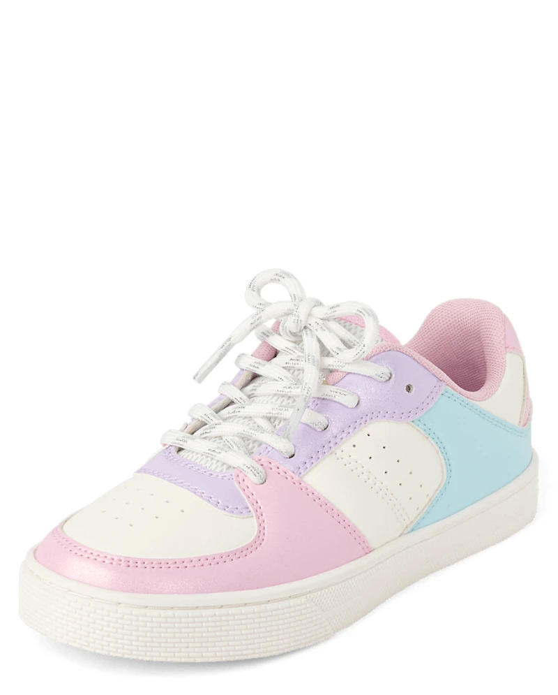 Girls Colorblock Low Top Sneakers