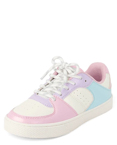 Girls Colorblock Low Top Sneakers