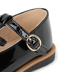 Toddler Girls Bow T-Strap Mary Jane Shoes