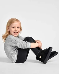Toddler Girls Charm Teddy Boots
